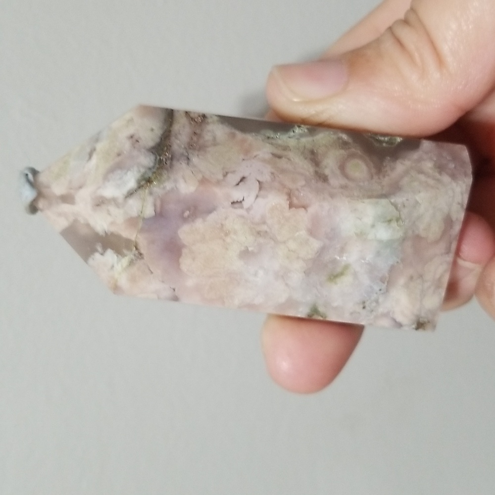 FLOWER AGATE CHUNKY TOWER #4 - Picture 3 of 3